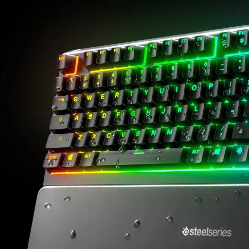 Steelseries Apex 3 billentyűzet Játék USB QWERTY Brit angol Fekete