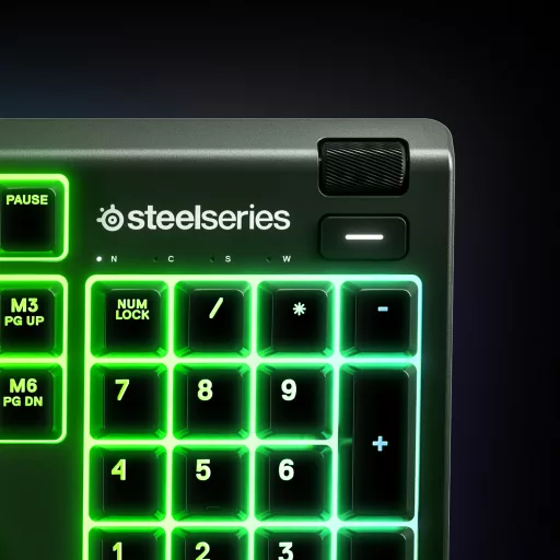 Steelseries Apex 3 billentyűzet Játék USB QWERTY Brit angol Fekete