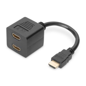   Digitus AK-330400-002-S HDMI kábel 0,2 M HDMI A-típus (Standard) 2 x HDMI Type A (Standard) Fekete