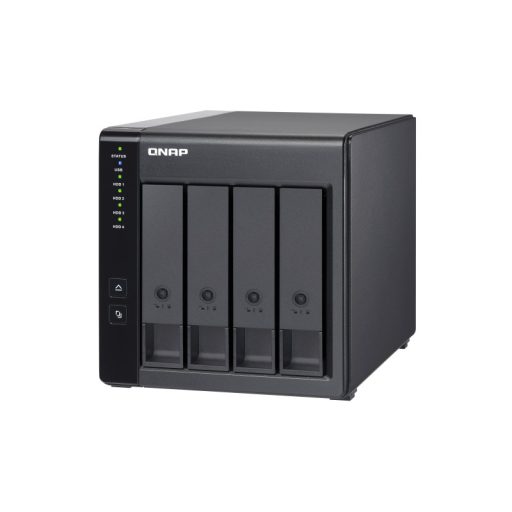 QNAP TR-004 tárolóegység burkolat HDD/SSD ház Fekete 2.5/3.5"