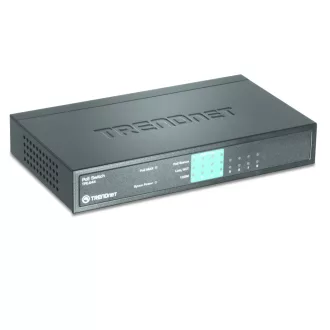   Trendnet TPE-S44 hálózati kapcsoló Beállítást nem igénylő (unmanaged) Ethernet-áramellátás (PoE) támogatása Kék