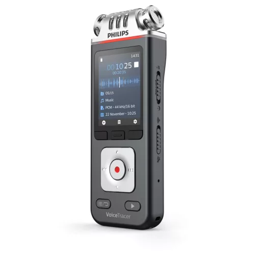 Philips VoiceTracer Fekete, Szürke