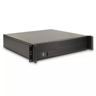 Inter-Tech 2U-K-240L Rack Fekete