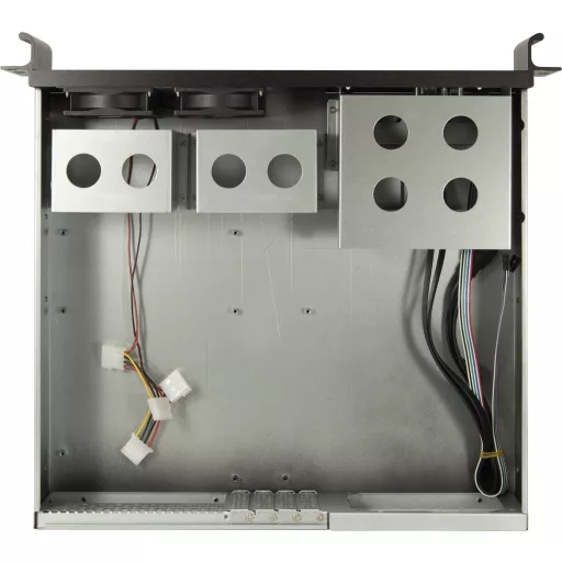 Inter-Tech 2U-K-240L Rack Fekete