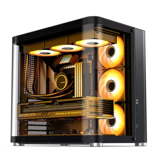 Jonsbo TK-2 2.0 Midi Tower Fekete