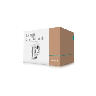   DeepCool AK400 Digital SE WH Processzor Hűtő 12 cm Fehér 1 db