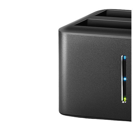 Axagon ADSA-D25 dokkoló állomás tárolóegységhez USB 3.2 Gen 1 (3.1 Gen 1) Type micro-B Fekete