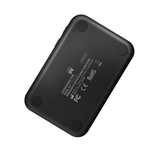 Axagon ADSA-D25 dokkoló állomás tárolóegységhez USB 3.2 Gen 1 (3.1 Gen 1) Type micro-B Fekete