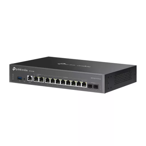 TP-Link Omada ER7412-M2 vezetékes router 2.5 Gigabit Ethernet, Gigabit Ethernet Fekete