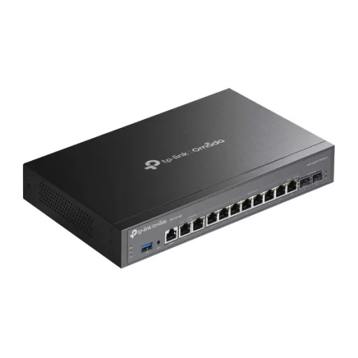 TP-Link Omada ER7412-M2 vezetékes router 2.5 Gigabit Ethernet, Gigabit Ethernet Fekete