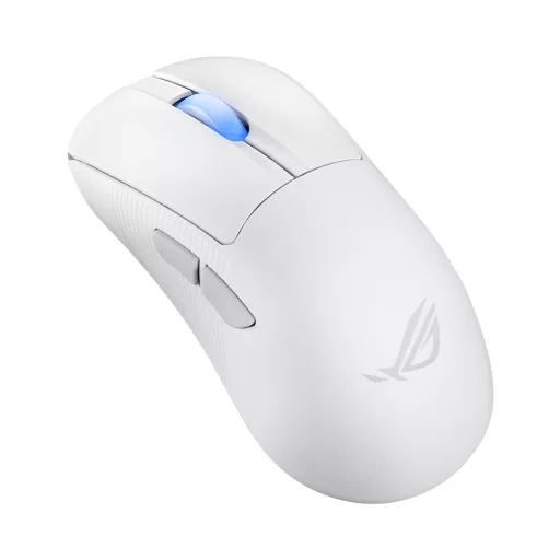 ASUS ROG Keris II Ace Wireless AimPoint White egér Játék Jobbkezes RF Wireless + Bluetooth + USB Type-A Optikai 42000 DPI
