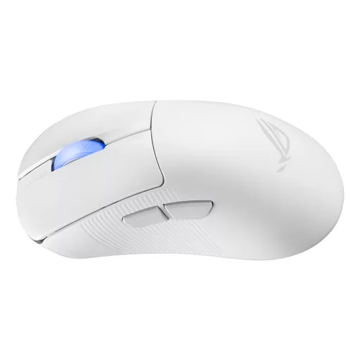 ASUS ROG Keris II Ace Wireless AimPoint White egér Játék Jobbkezes RF Wireless + Bluetooth + USB Type-A Optikai 42000 DPI