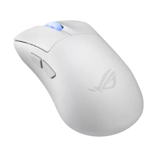 ASUS ROG Keris II Ace Wireless AimPoint White egér Játék Jobbkezes RF Wireless + Bluetooth + USB Type-A Optikai 42000 DPI