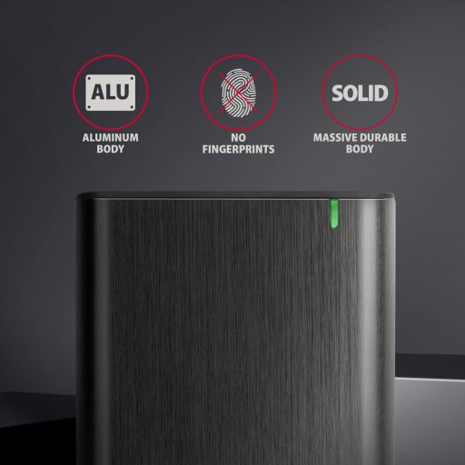 Axagon EE25-A6M tárolóegység burkolat HDD/SSD ház Fekete 2.5"