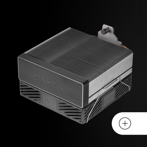 Mars Gaming MCPU-X4 Processzor Hűtő 12 cm Fekete 1 db