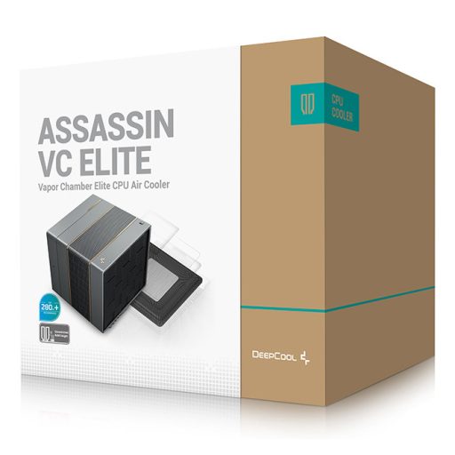 DeepCool ASSASSIN VC ELITE Processzor Hűtő 120/140 mm Fekete 1 db