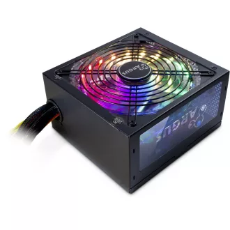 Inter-Tech Argus RGB-600W II 20+4 pin ATX ATX Fekete