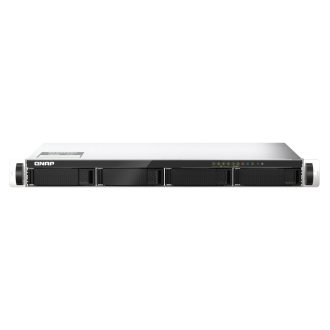   QNAP TS-435XEU NAS Rack (1U) Marvell CN9131 4 GB DDR4 0 TB QNAP QTS Fekete, Szürke