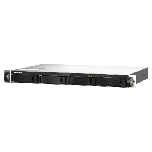 QNAP TS-435XEU NAS Rack (1U) Marvell CN9131 4 GB DDR4 0 TB QNAP QTS Fekete, Szürke