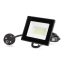 Nedis LLFL11BLK LED reflektor 20W, IP44, 4000 K, 1620 lm, 220 - 240 V AC 50/60 Hz, Energiaosztály: F