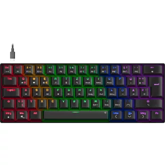   SPEEDLINK SL-670015-BK billentyűzet Játék USB QWERTZ Német Fekete