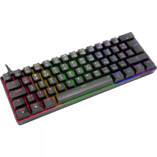 SPEEDLINK SL-670015-BK billentyűzet Játék USB QWERTZ Német Fekete