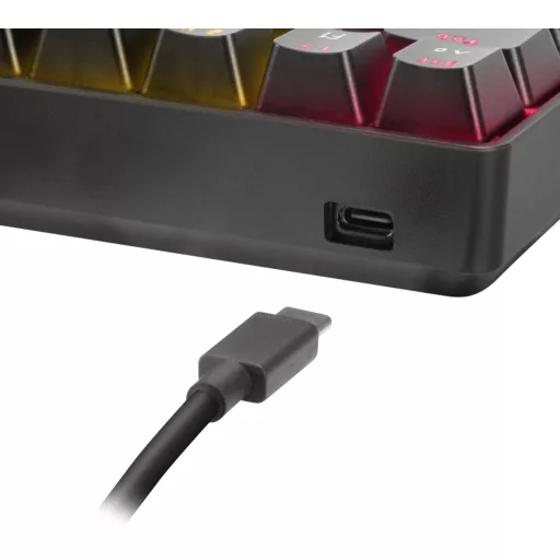 SPEEDLINK SL-670015-BK billentyűzet Játék USB QWERTZ Német Fekete