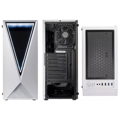 Kolink VOID WHITE Midi Tower Fekete, Fehér