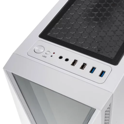 Kolink VOID WHITE Midi Tower Fekete, Fehér