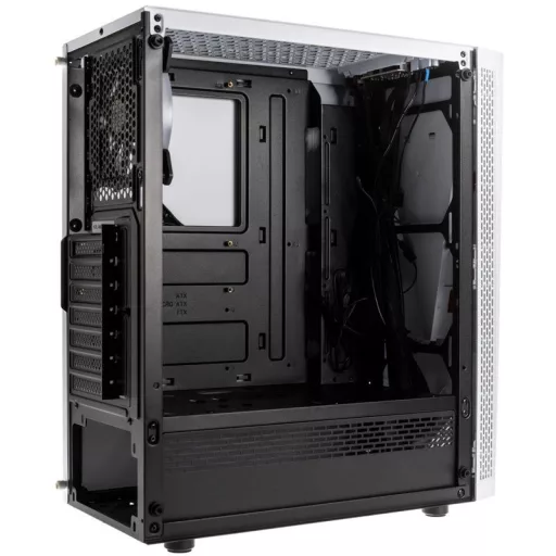 Kolink VOID WHITE Midi Tower Fekete, Fehér