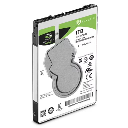 Seagate Barracuda 2.5" 1 TB 5400 RPM 128 MB 2.5" Serial ATA III