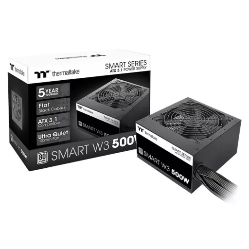 Thermaltake Smart W3 500 W 24-pin ATX ATX Fekete