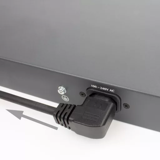 ACT AK5347 tápkábel Fekete 1,5 M CEE7/7 IEC C15