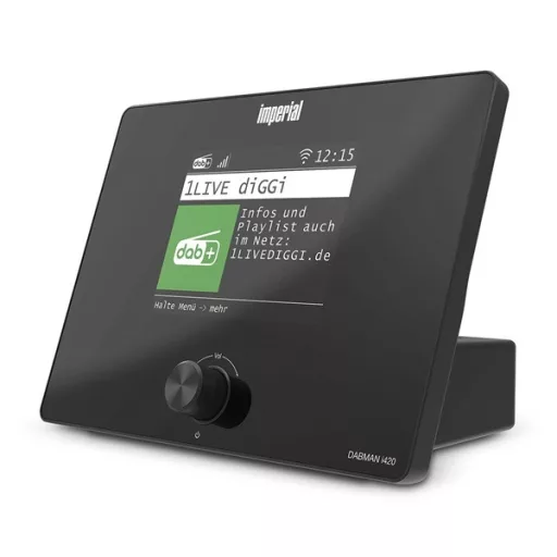 Imperial DABMANI420BK kompakt hibrid rádió (internet, DAB+, FM Hi-Fi tuner) Bluetooth®-szal