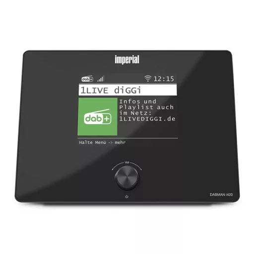 Imperial DABMANI420BK kompakt hibrid rádió (internet, DAB+, FM Hi-Fi tuner) Bluetooth®-szal