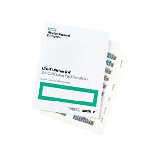 HPE LTO-7 Ultrium RW Bar Code Label Pack 1,26 cm