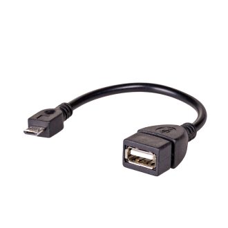   Akyga AK-AD-09 USB kábel USB 2.0 0,15 M USB A Micro-USB B Fekete