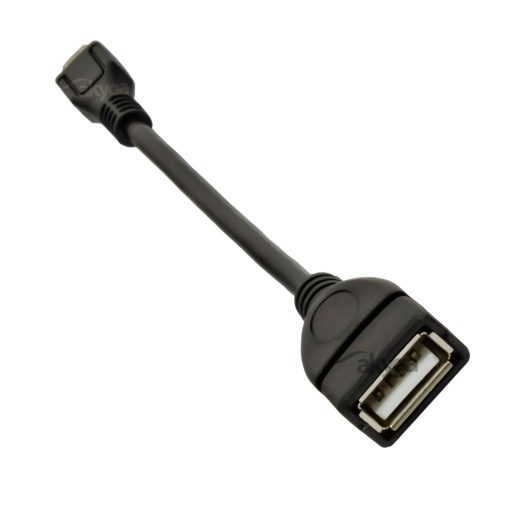 Akyga AK-AD-09 USB kábel USB 2.0 0,15 M USB A Micro-USB B Fekete