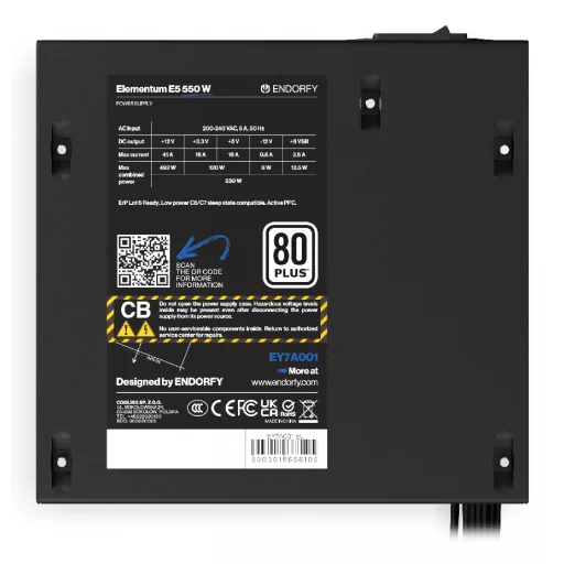 ENDORFY Elementum E5 450W 24-pin ATX ATX Fekete