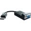 HP DisplayPort To VGA Adapter 0,2 M VGA (D-Sub) Fekete