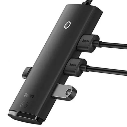 Baseus WKQX030301 hálózati csatlakozó USB C-típus Fekete