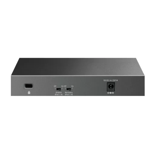 TP-Link LiteWave LS106LP hálózati kapcsoló Beállítást nem igénylő (unmanaged) Fast Ethernet (10/100) Ethernet-áramellátás (PoE) támogatása Fekete