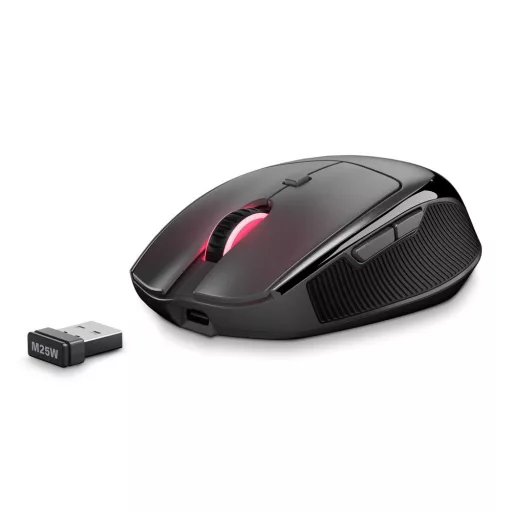 Sharkoon OfficePal M25W egér Játék Jobbkezes RF Wireless + USB Type-C Optikai 4000 DPI