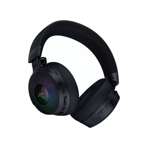 Razer Kraken V4 Pro Headset Vezetékes és vezeték nélküli Fejpánt Játék USB A típus Bluetooth Fekete