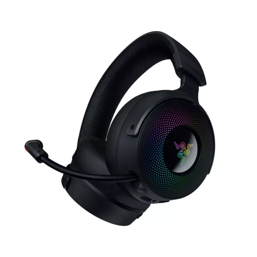 Razer Kraken V4 Pro Headset Vezetékes és vezeték nélküli Fejpánt Játék USB A típus Bluetooth Fekete