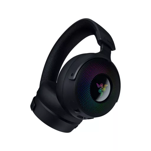 Razer Kraken V4 Pro Headset Vezetékes és vezeték nélküli Fejpánt Játék USB A típus Bluetooth Fekete