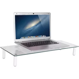   Techly ICA-MS 461 asztali TV konzol 81,3 cm (32") Átlátszó
