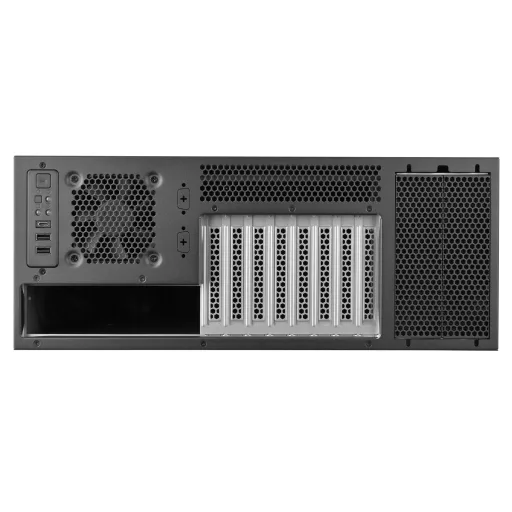 Silverstone RM46-502-I Rack Fekete