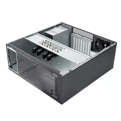 Silverstone RM46-502-I Rack Fekete
