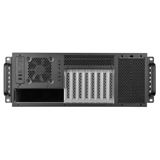 Silverstone RM46-502-I Rack Fekete